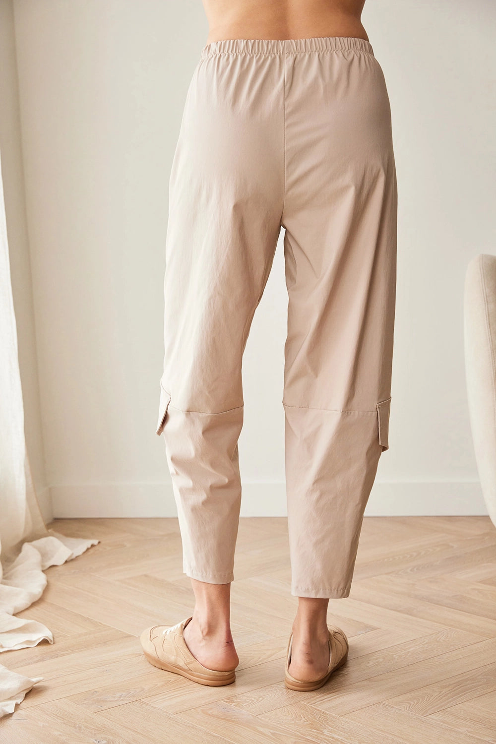 Peruzzi Cargo Slouch Trouser in Sand S26197