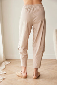 Peruzzi Cargo Slouch Trouser in Sand S26197