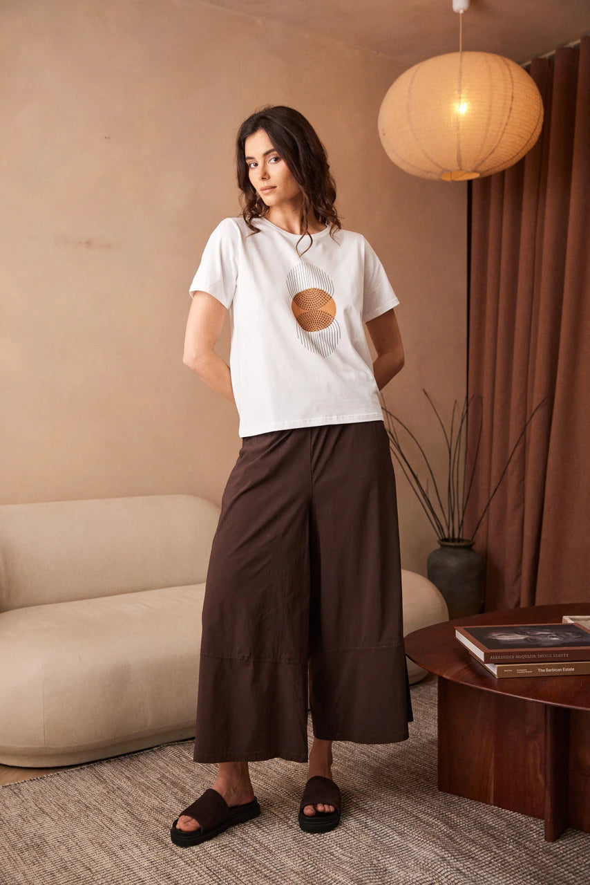 Peruzzi Technical Cullotte in Brown S26508