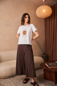 Peruzzi Technical Cullotte in Brown S26508