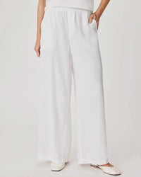 Splendid Angie Palazzo Pant in White RM3C880