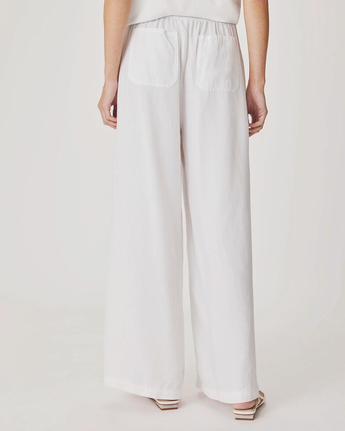 Splendid Angie Palazzo Pant in White RM3C880