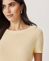 Splendid Emerson Short Sleeve Sweater in Honeysuckle RS6S270