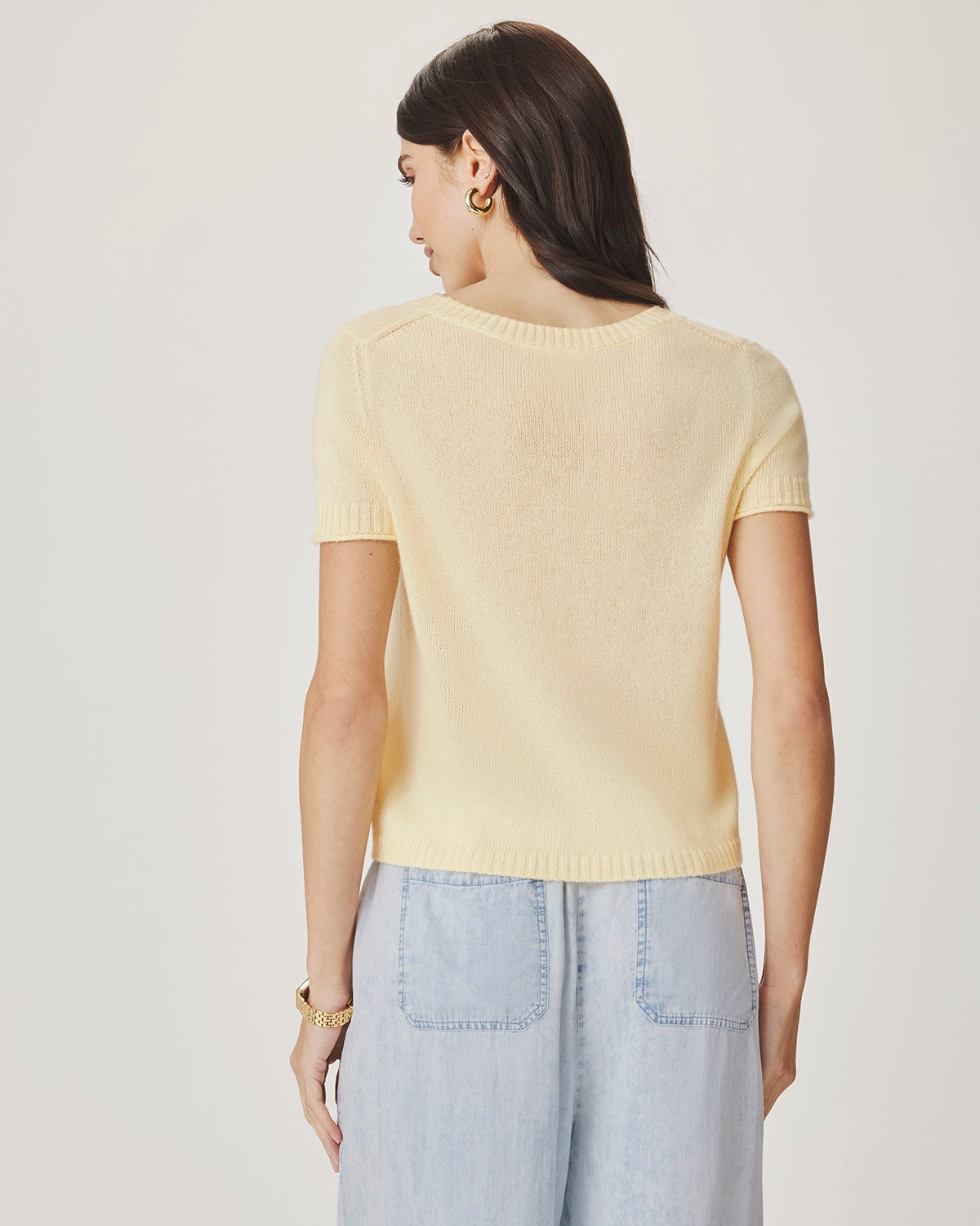 Splendid Emerson Short Sleeve Sweater in Honeysuckle RS6S270