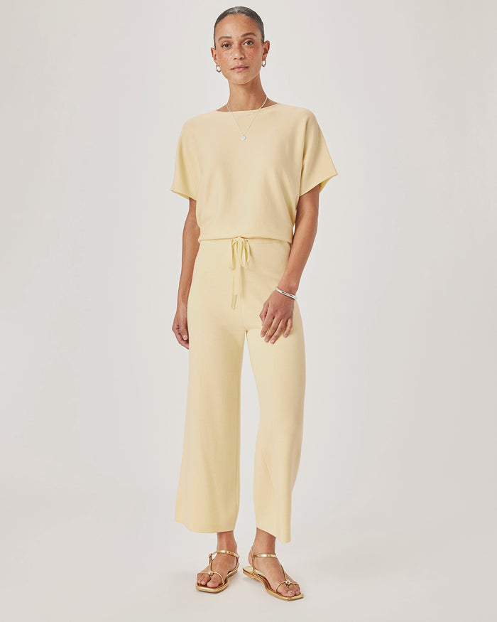 Splendid Christa Short Sleeve Sweater in Honeysuckle RS6S290