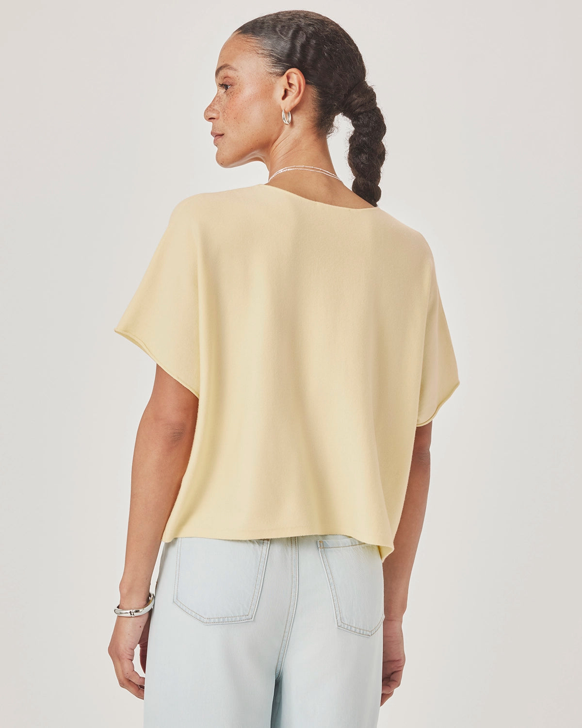 Splendid Christa Short Sleeve Sweater in Honeysuckle RS6S290