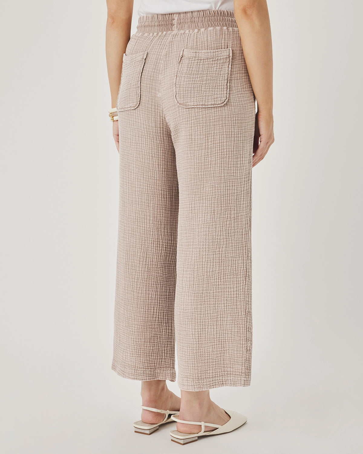 Splendid Ava Gauze Pant in Light Wicker RS6C860