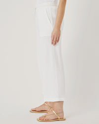 Splendid Ava Gauze Pant in White RS6C860
