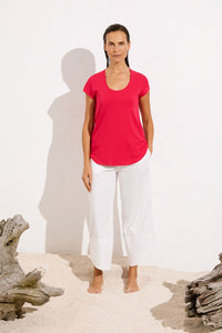 Mela Purdie Traveller T in Strawberry F01 2413