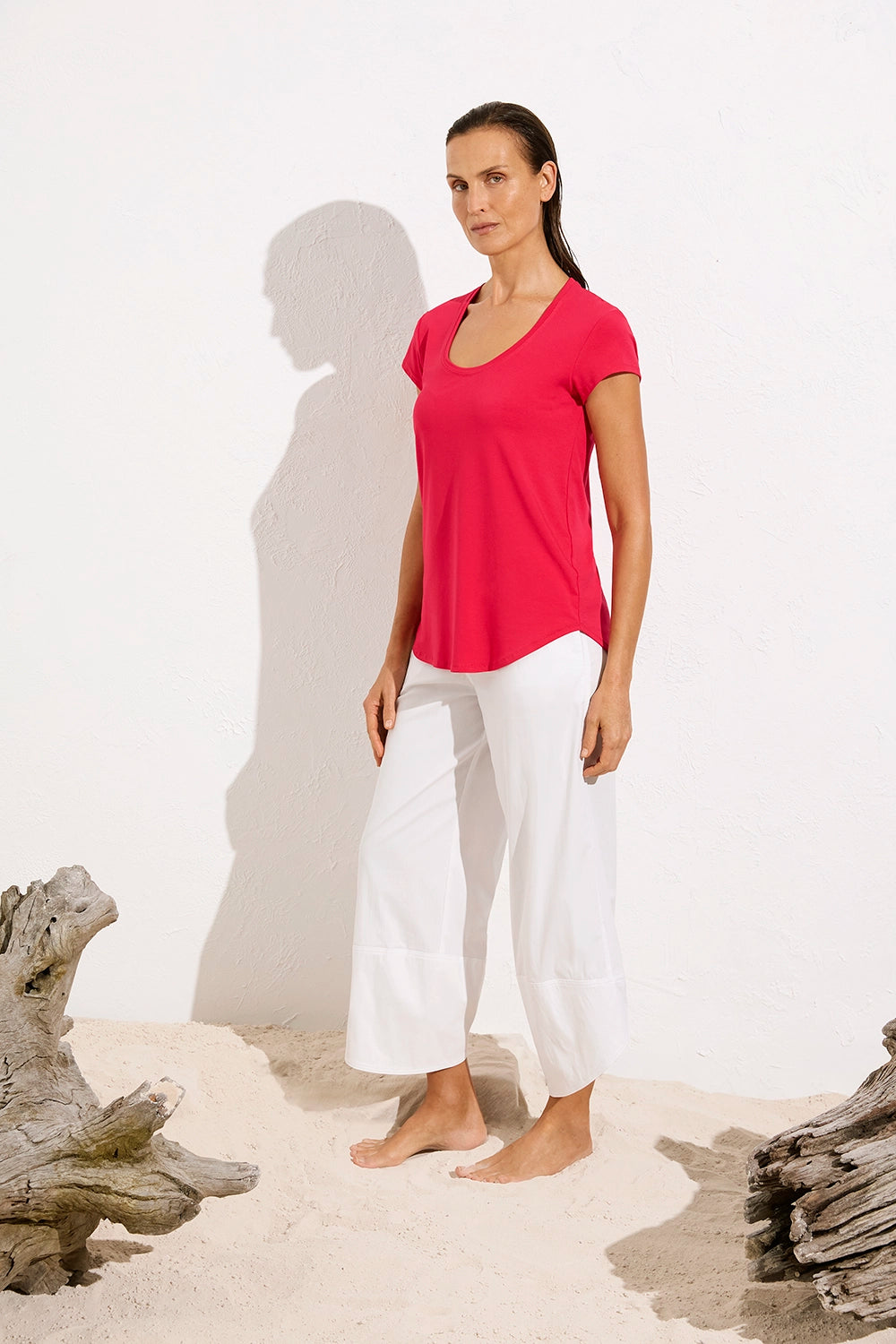 Mela Purdie Traveller T in Strawberry F01 2413