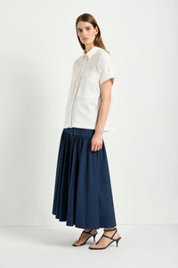 Mela Purdie Meridian Skirt in Sapphire F65 5806
