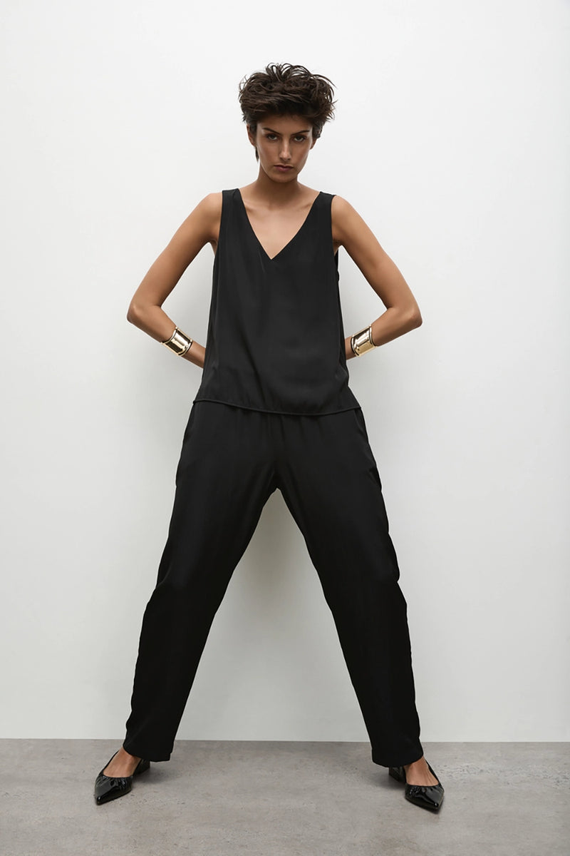 Mela Purdie Savoy Pant  in Black F67 1850