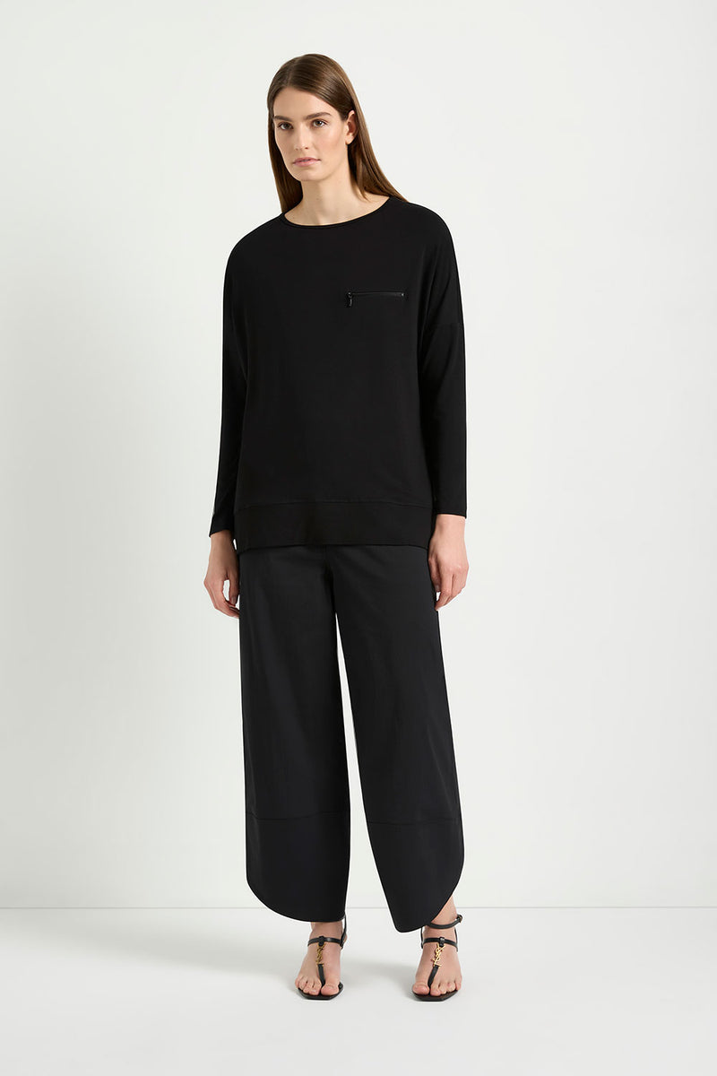 Mela Purdie Bevel Pant in Black F65 1885