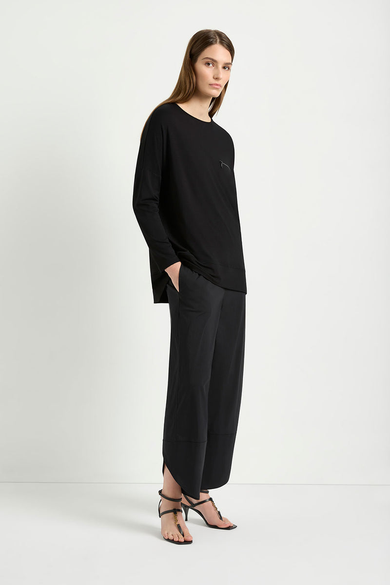 Mela Purdie Bevel Pant in Black F65 1885