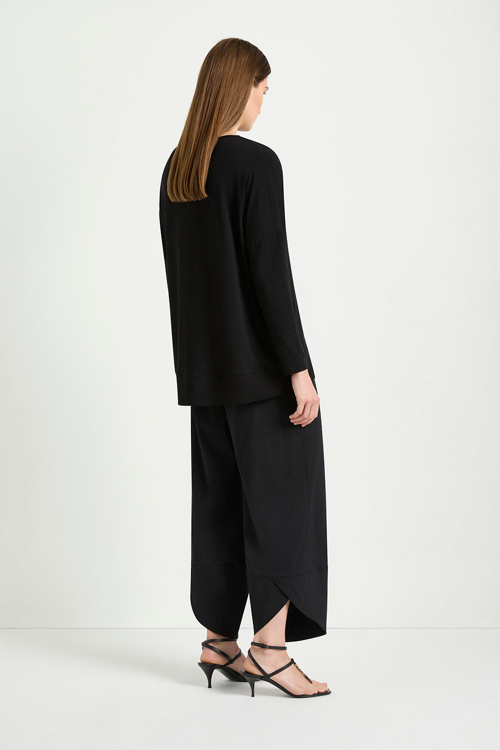 Mela Purdie Bevel Pant in Black F65 1885