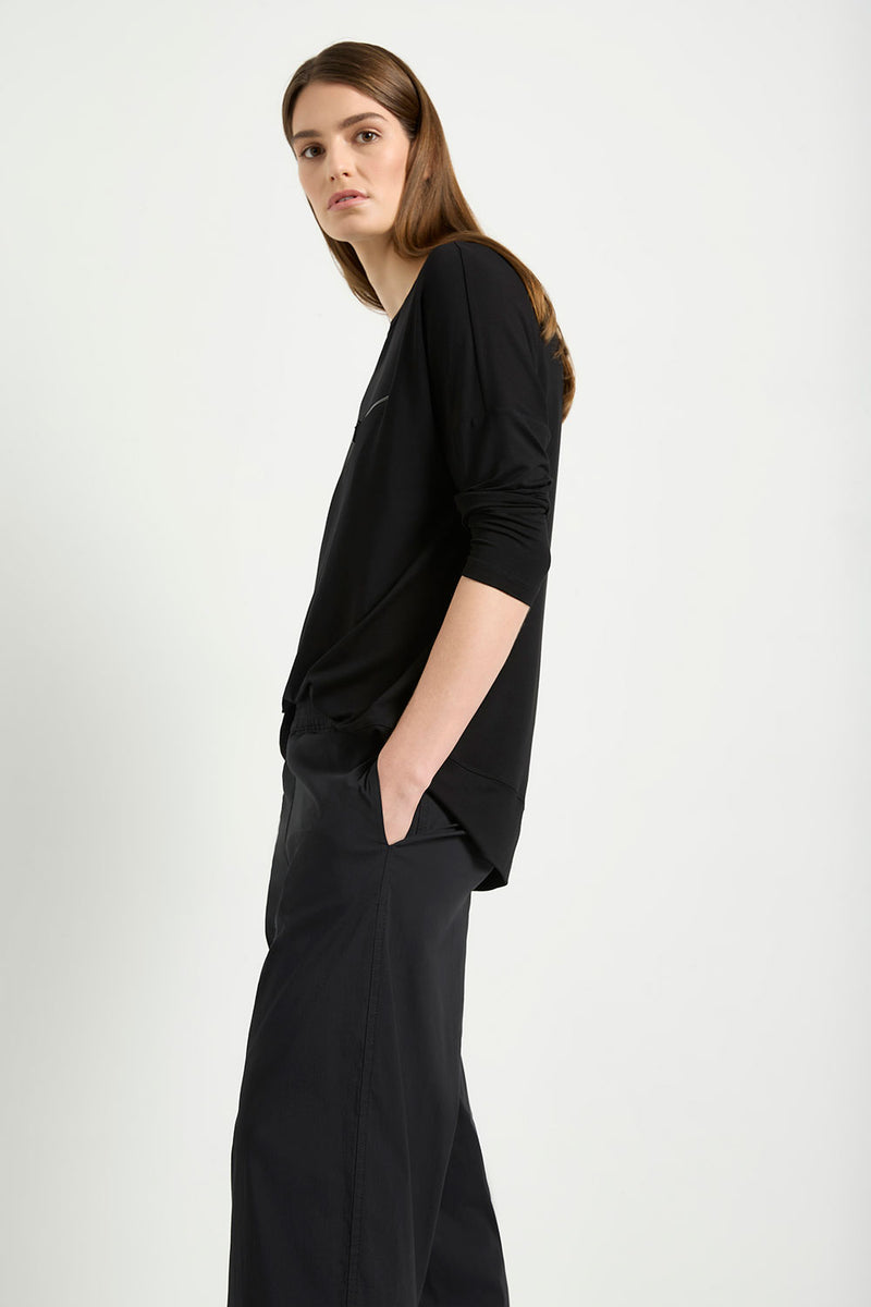 Mela Purdie Bevel Pant in Black F65 1885