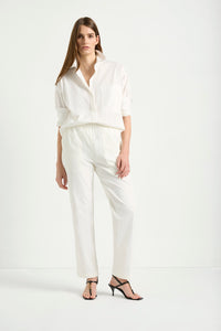 Mela Purdie Relaxed Pocket Shirt in Ivory F65 8101