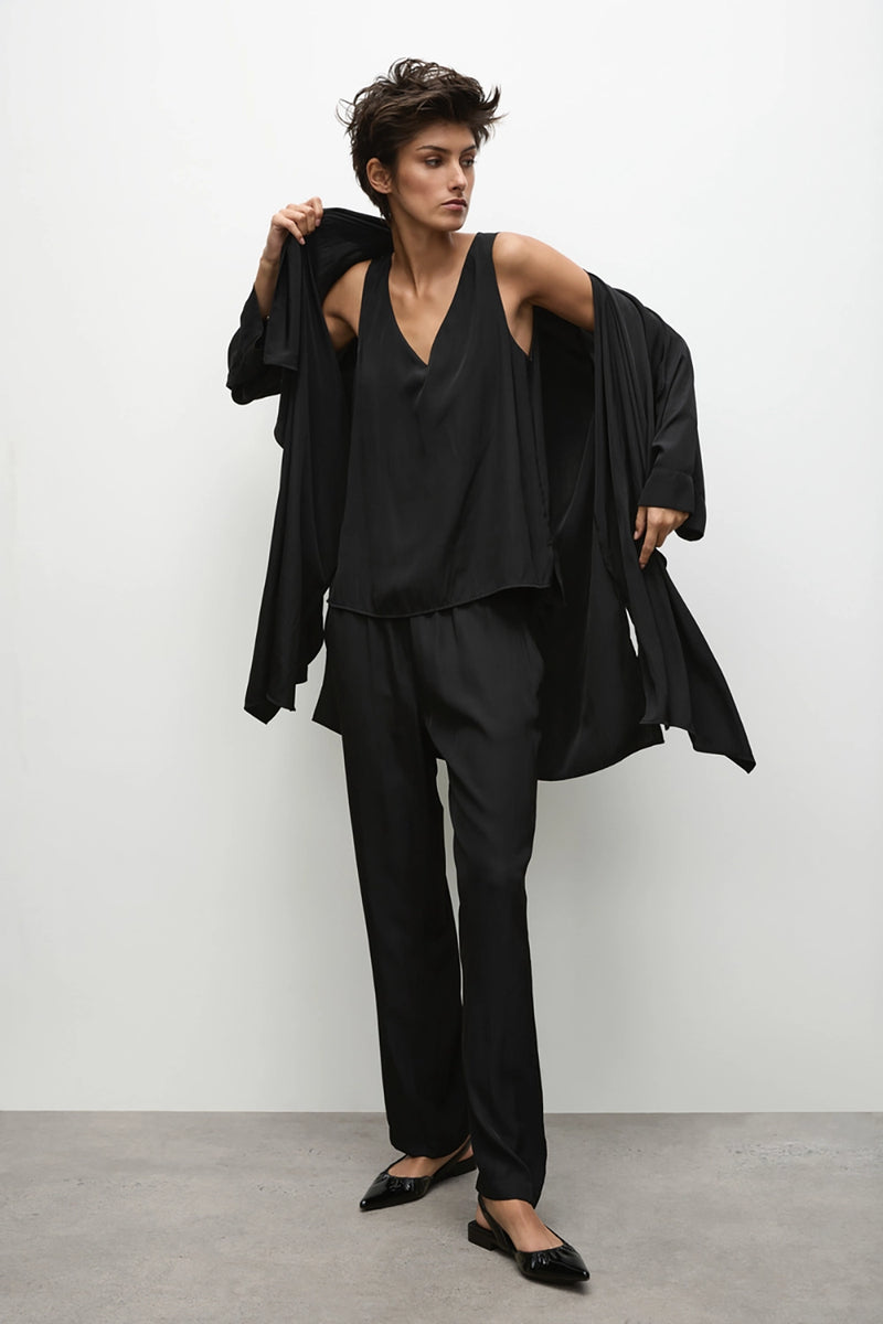 Mela Purdie Savoy Pant  in Black F67 1850