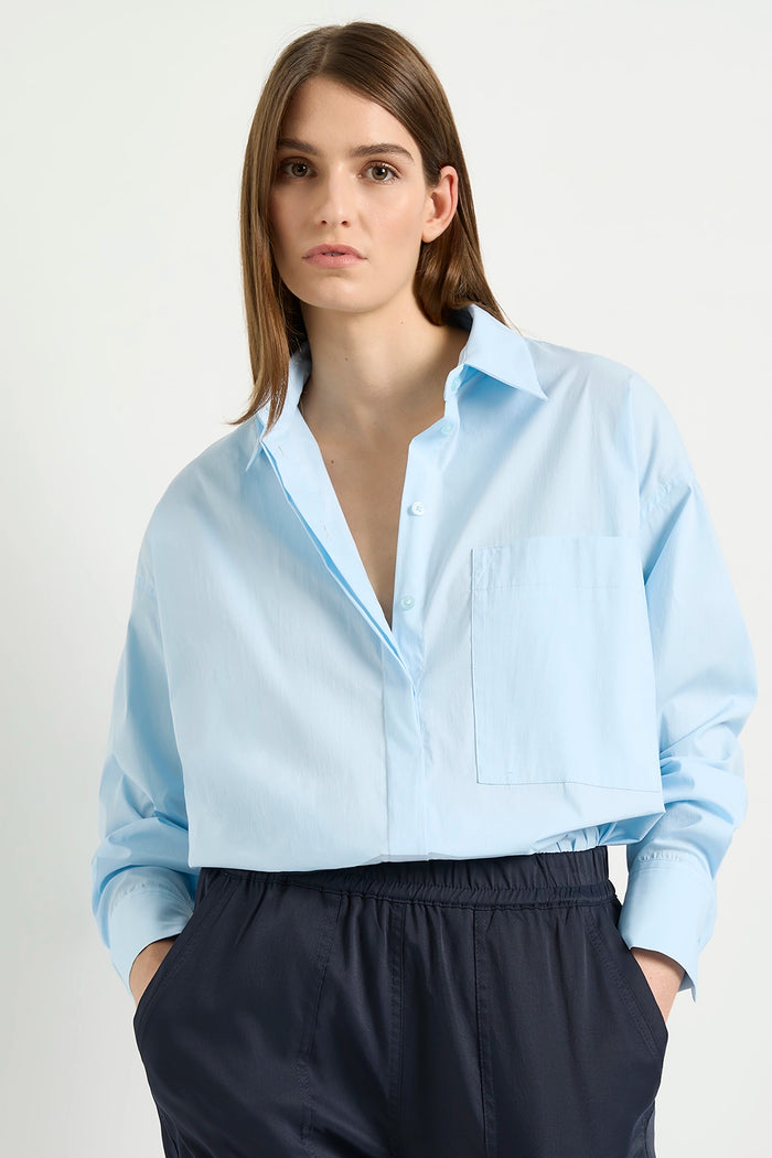 Mela Purdie Relaxed Pocket Shirt in Ether F65 8101