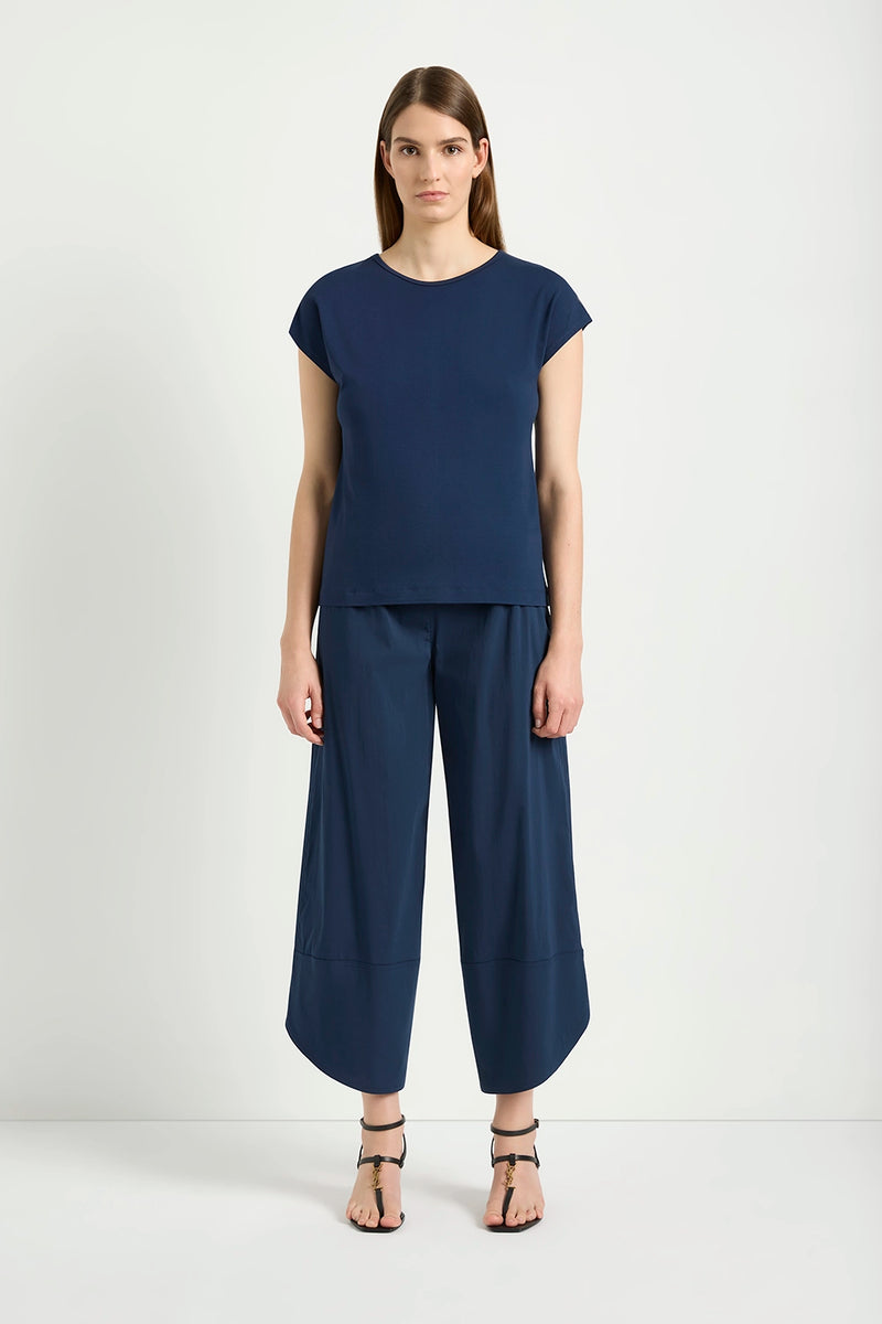 Mela Purdie Bevel Pant in Sapphire F65 1885
