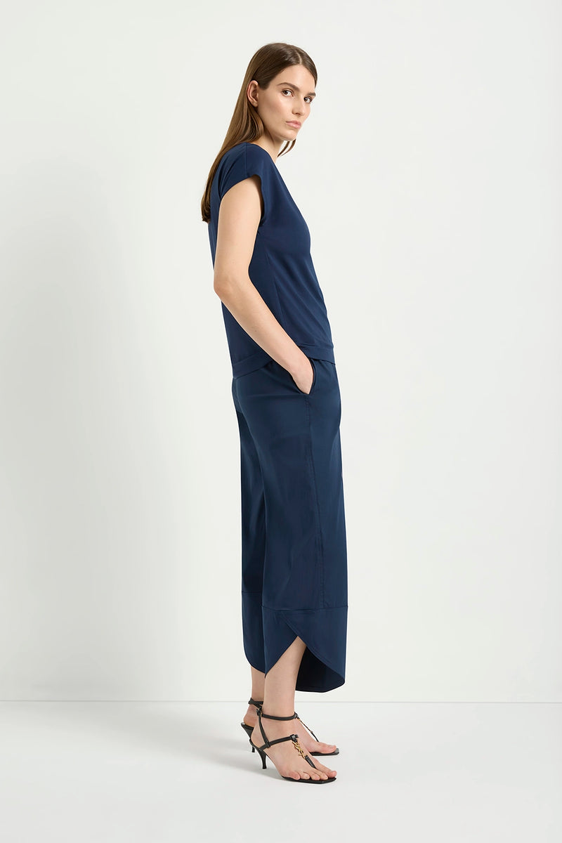 Mela Purdie Bevel Pant in Sapphire F65 1885