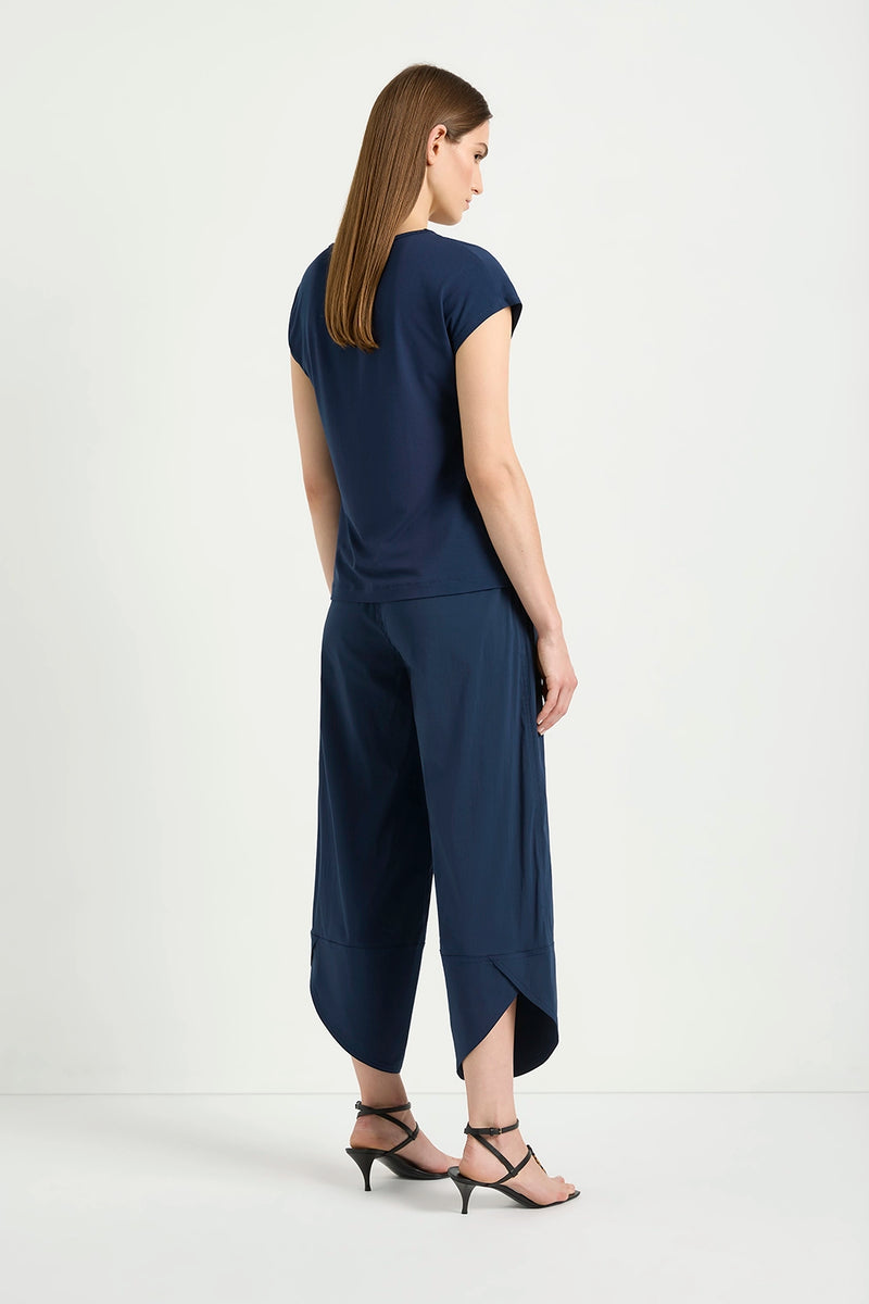 Mela Purdie Bevel Pant in Sapphire F65 1885