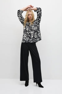 Mela Purdie LS Slice Neck Long Plaza F844 8702