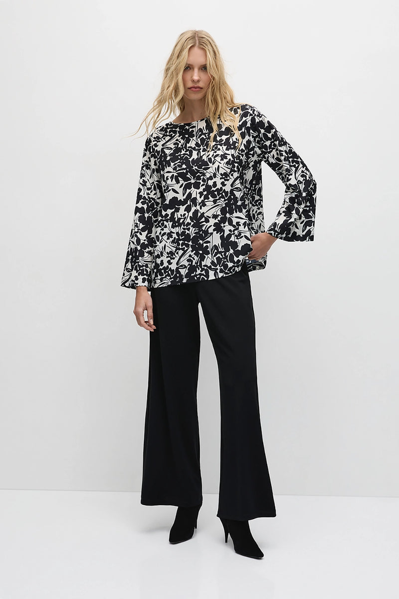 Mela Purdie LS Slice Neck Long Plaza F844 8702