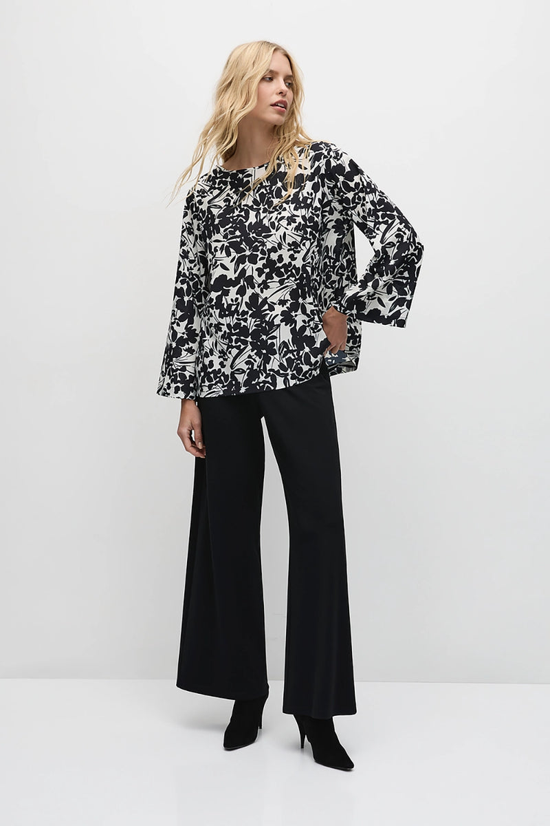 Mela Purdie LS Slice Neck Long Plaza F844 8702