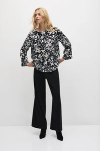Mela Purdie LS Slice Neck Long Plaza F844 8702