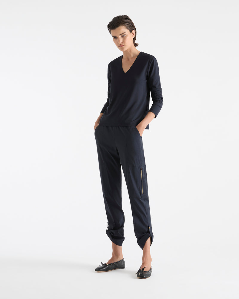 Mela Purdie V Neck Top F01 7785