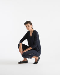 Mela Purdie V Neck Top F01 7785