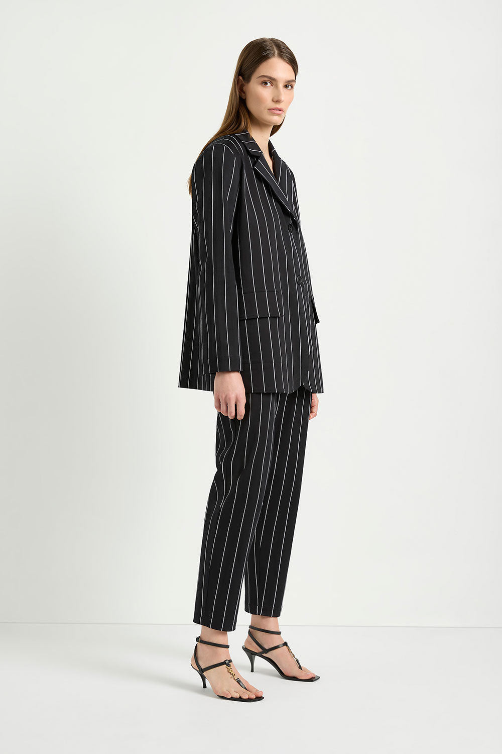 Mela Purdie Nomad Pant in Black/White F727 1478