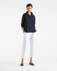 Mela Purdie Half Zip Sweater F01 8259 in Navy