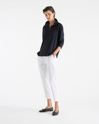 Mela Purdie Half Zip Sweater F01 8259 in Navy