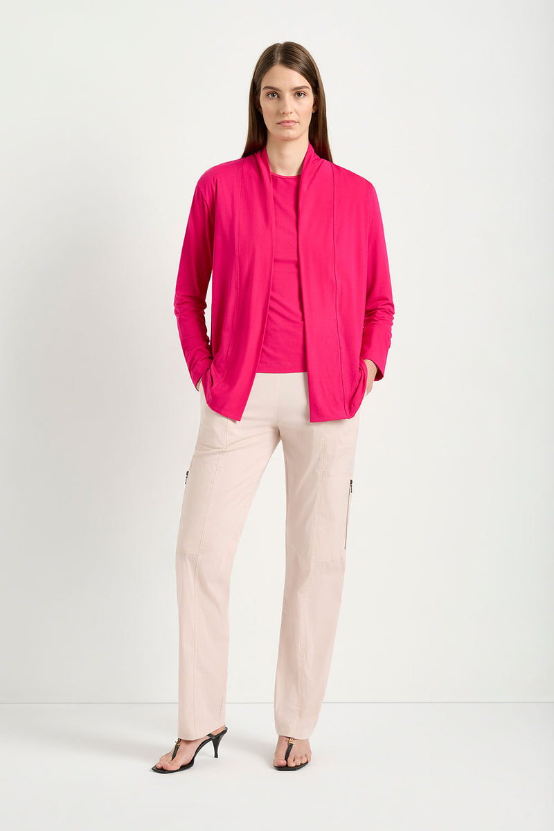 Mela Purdie Pull On Jacket in Cerise F01 4173