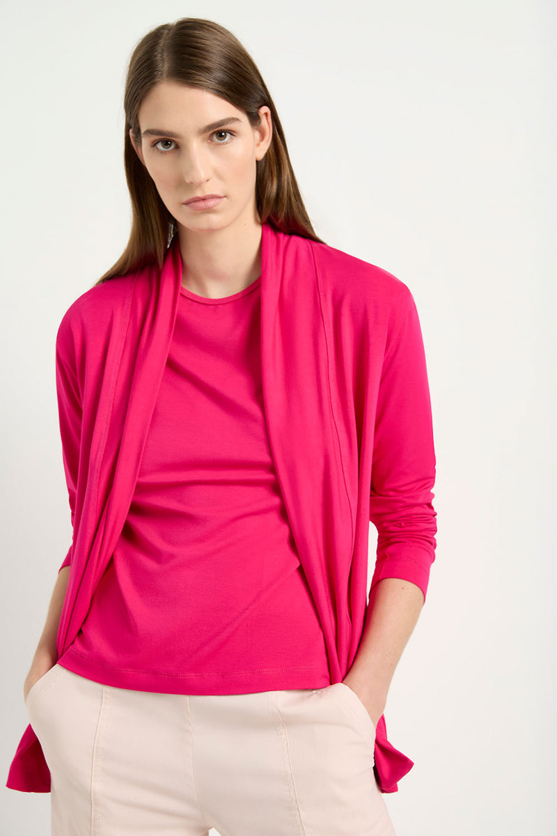 Mela Purdie Pull On Jacket in Cerise F01 4173