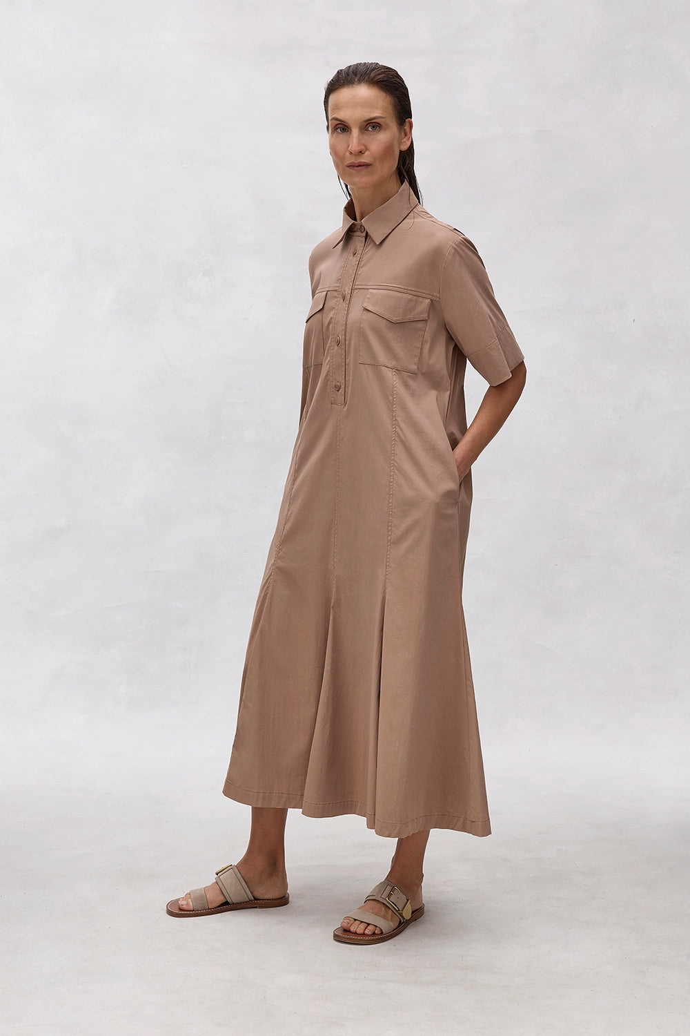 Mela Purdie Trunk Dress in Safari F65 3312