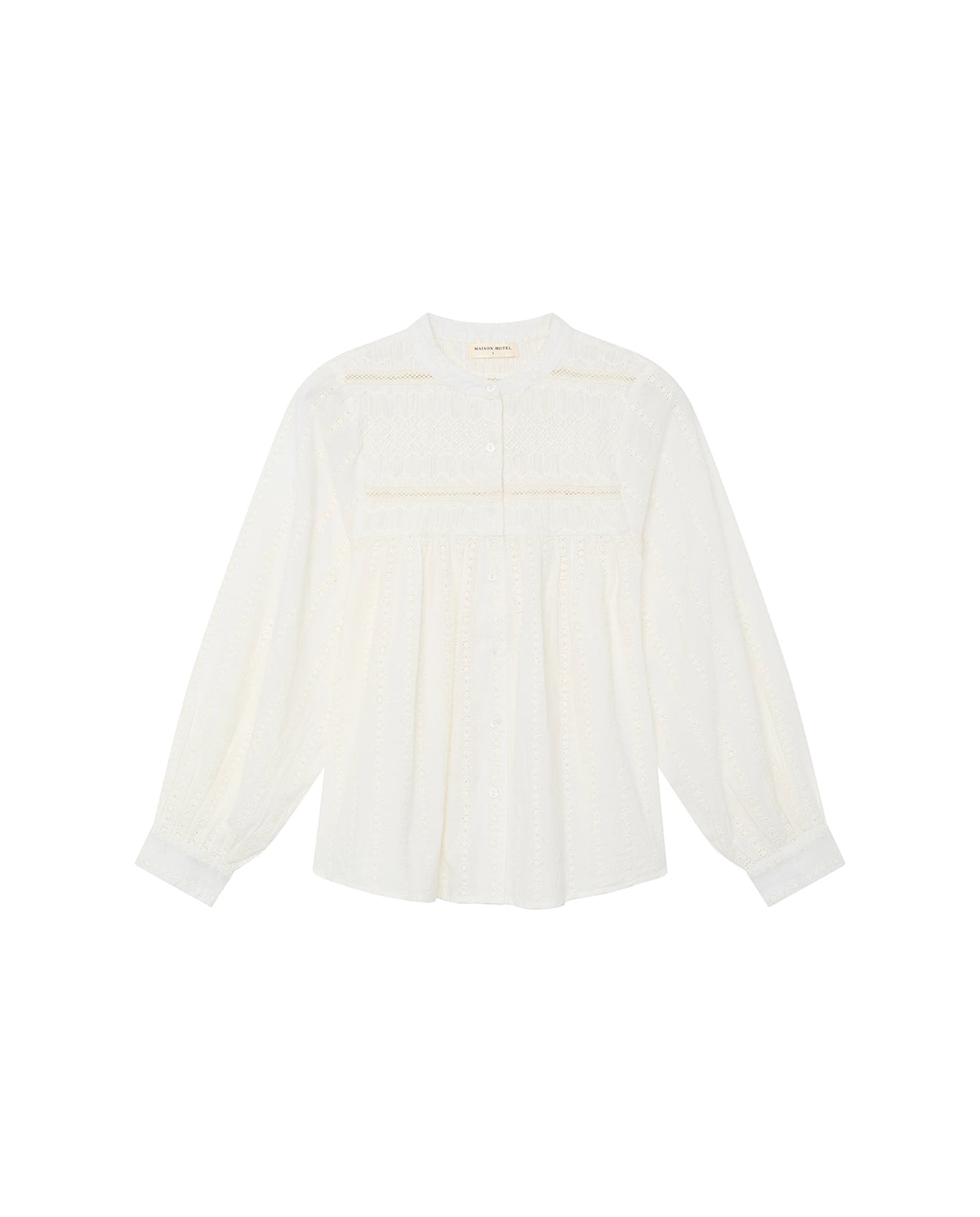 Maison Hotel Paoli Blouse Bianco - Pre-Order July Delivery