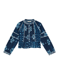 Maison Hotel Sora Blouse Ocean Ink - Pre-Order July Delivery