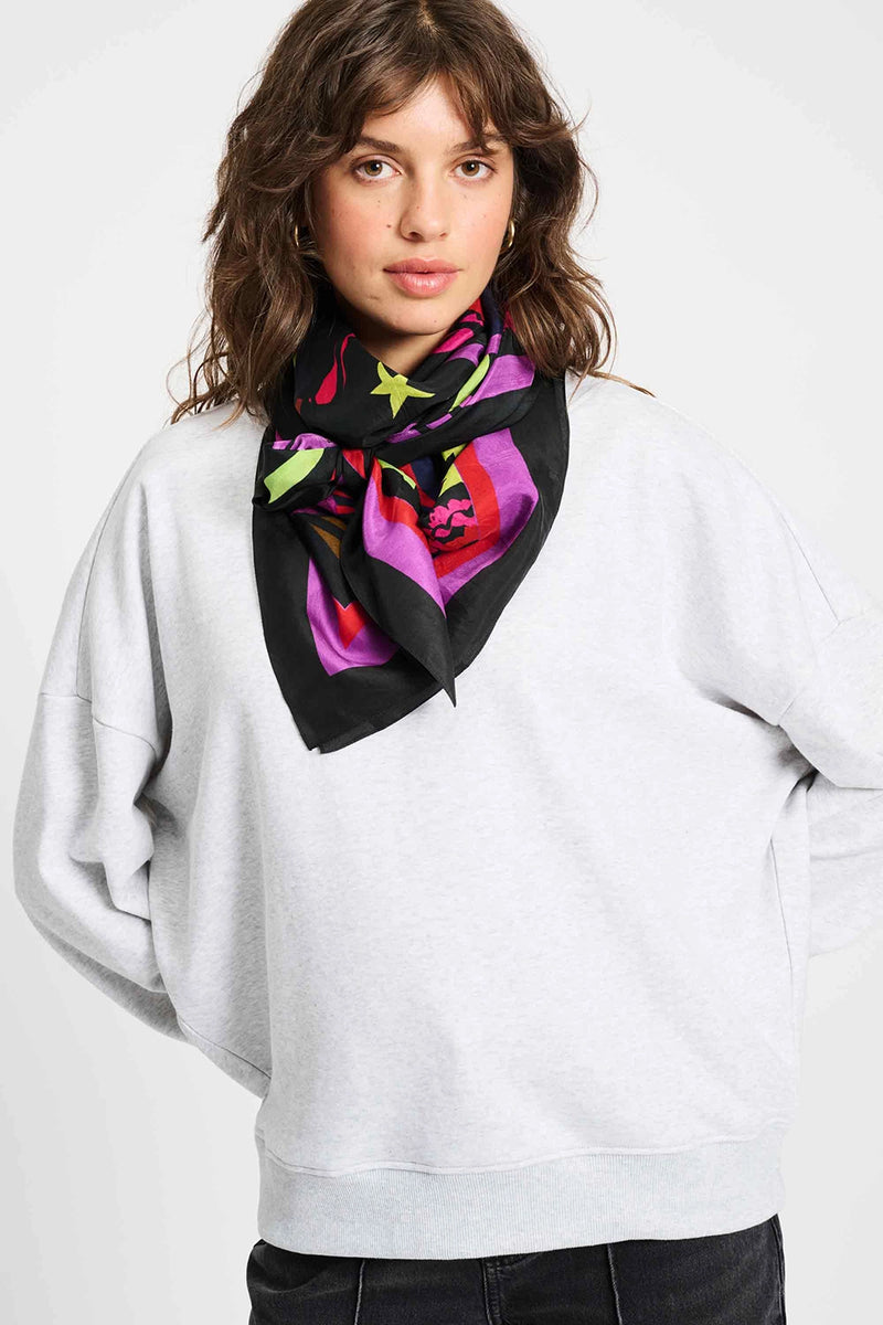 Pom Shawl Party Delight In Multi Sp9410