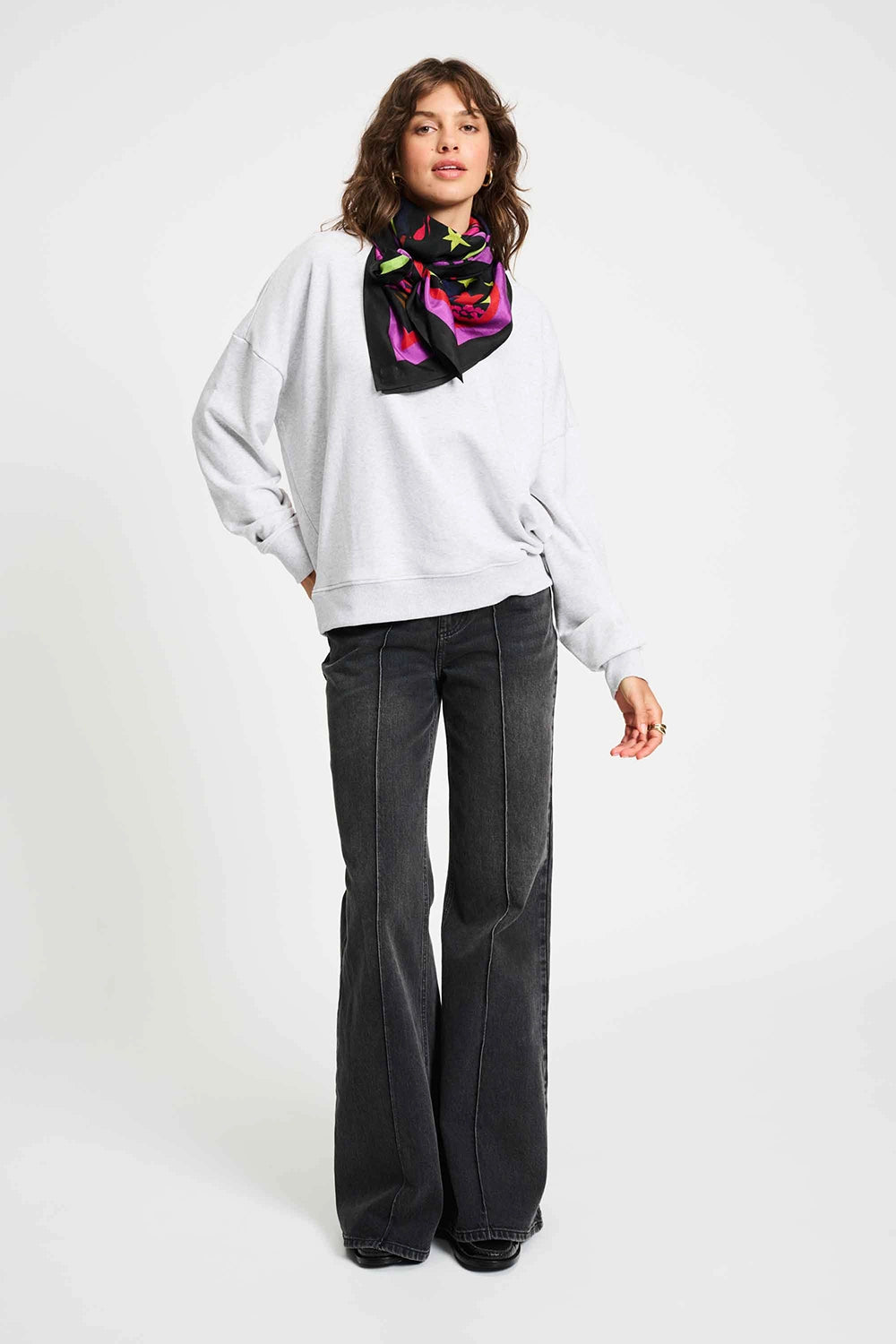 Pom Shawl Party Delight In Multi Sp9410