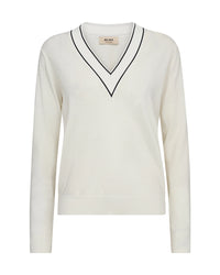 Mos Mosh Relena Prep V-Neck Knit 168690