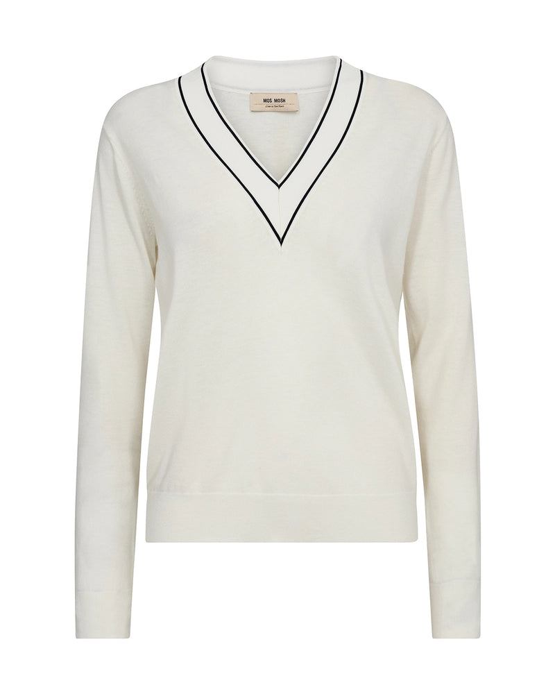 Mos Mosh Relena Prep V-Neck Knit 168690