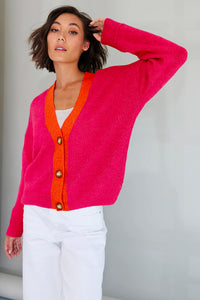 Mia Fratino Stevie Contrast Cardi 23617Water