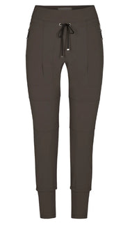Raffaello Rossi Candy Jersey Jogger Pant  in Dark Brown 251278/9987