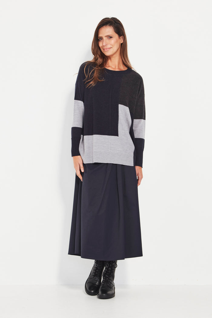Verge Stroll Skirt in Ink 9643UBR