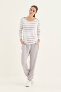 Verge Spencer Top in Silver 1191SF