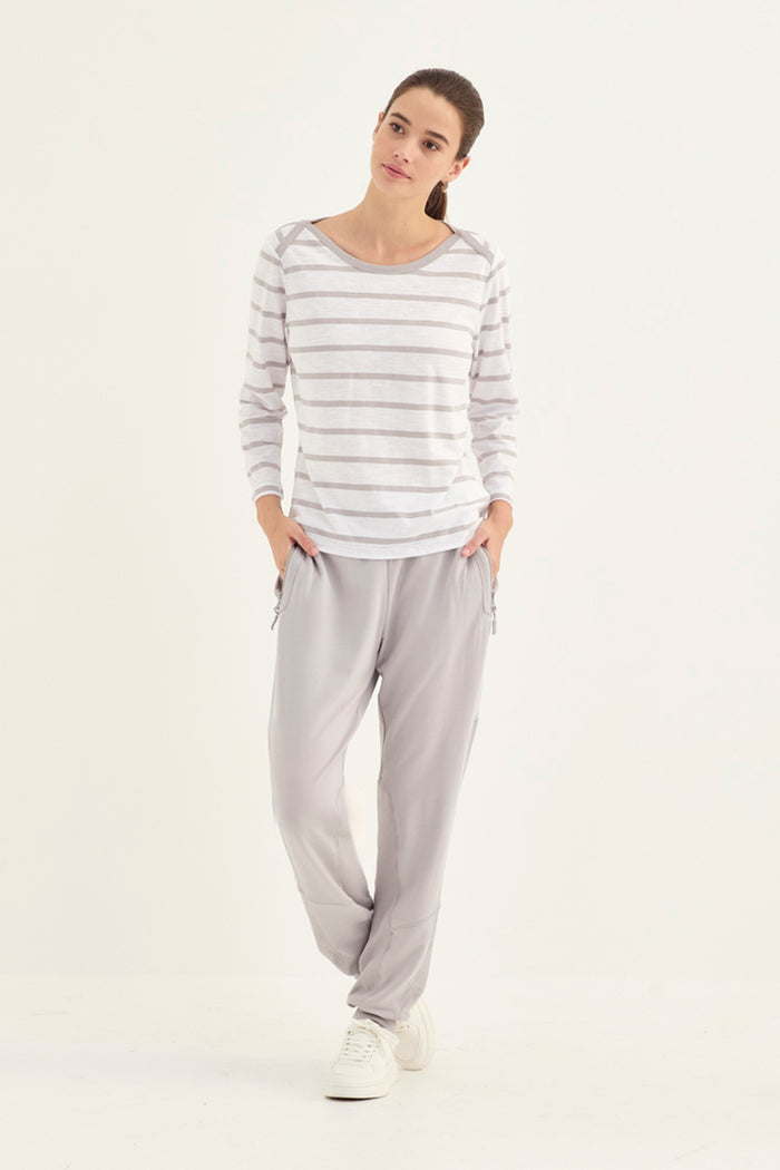 Verge Spencer Top in Silver 1191SF