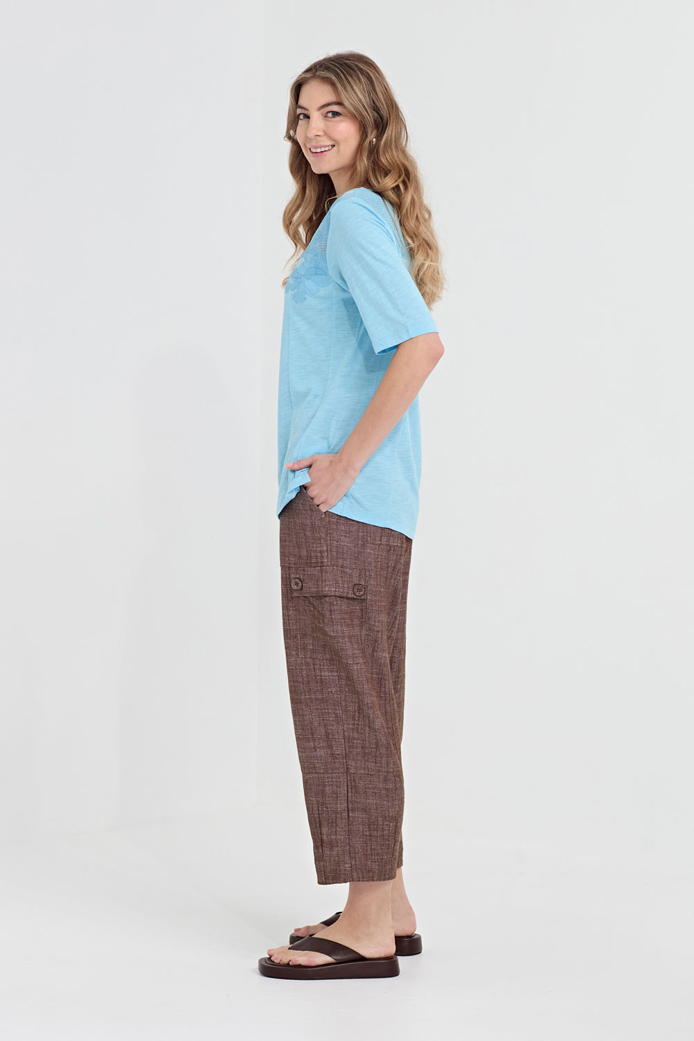 Verge Faithful Pant in Cocoa 1404BR